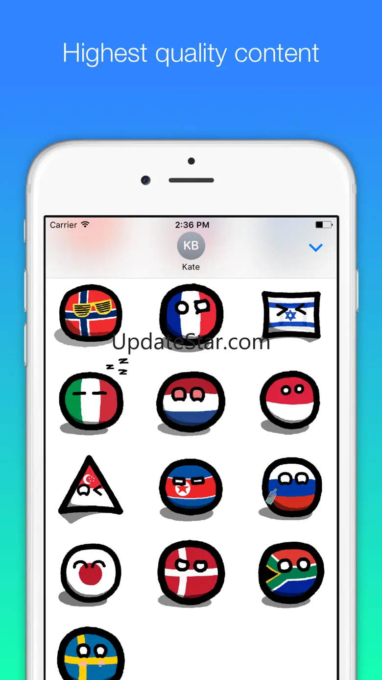 Countryball stickers for iMessage 1.2