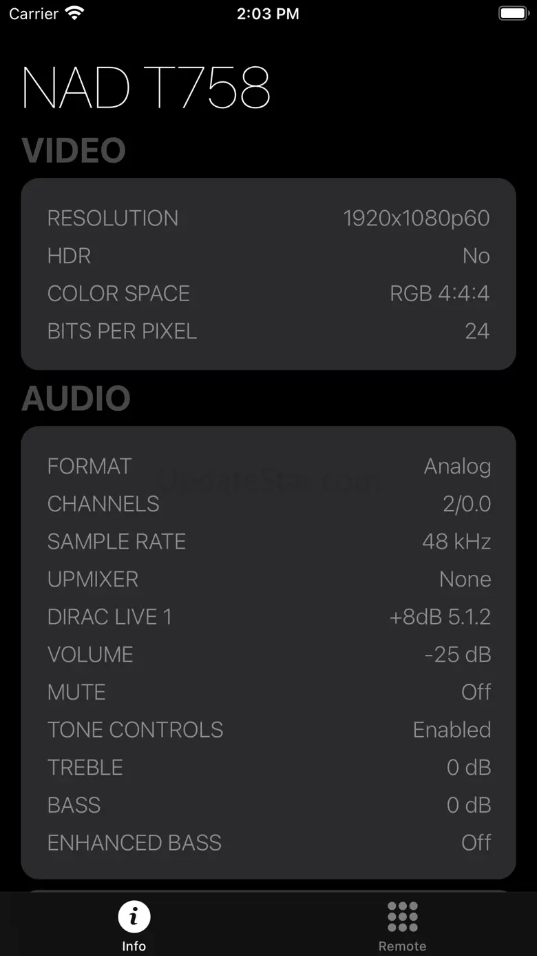 NAD OSD 2.8.1