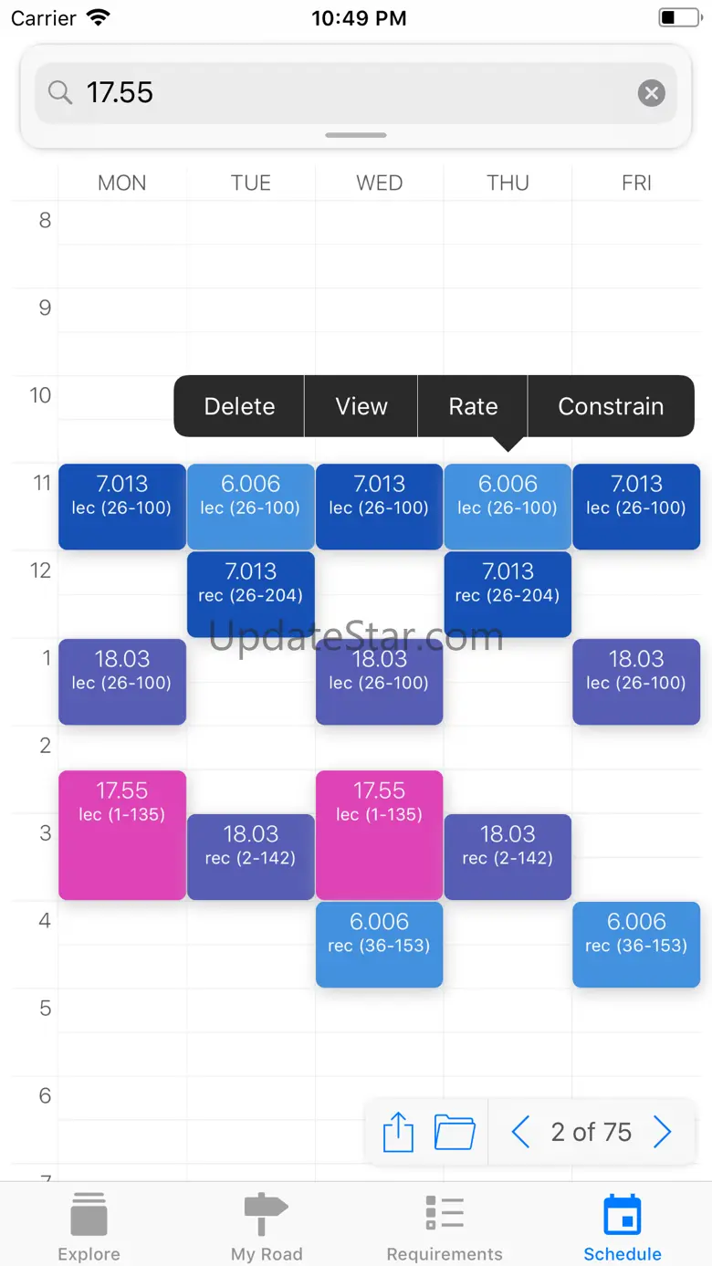 FireRoad : MIT course planner 1.5.4