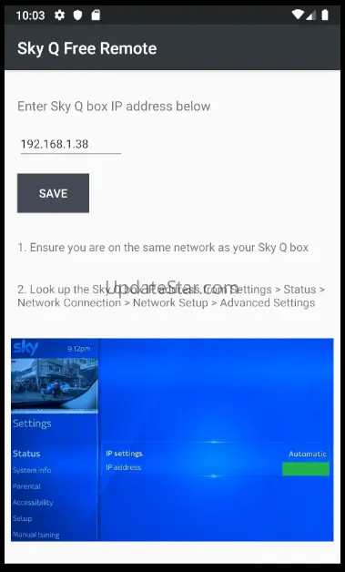 Sky Q Free Remote 3.1