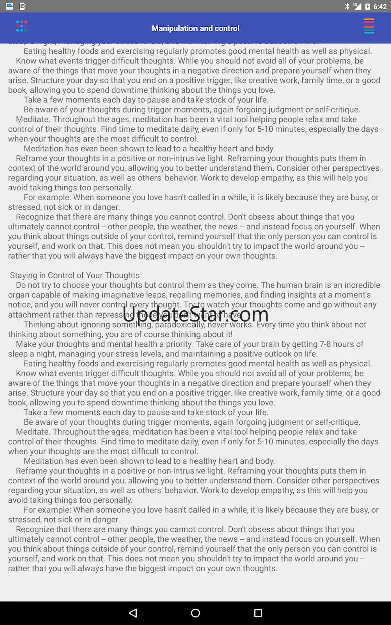 Manipulating and Control 3.9.1