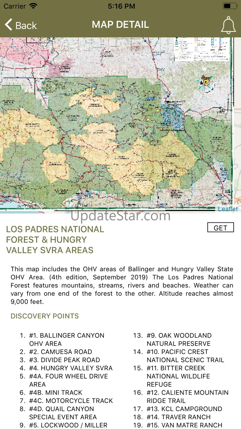 OHV Trail Map California 6.0