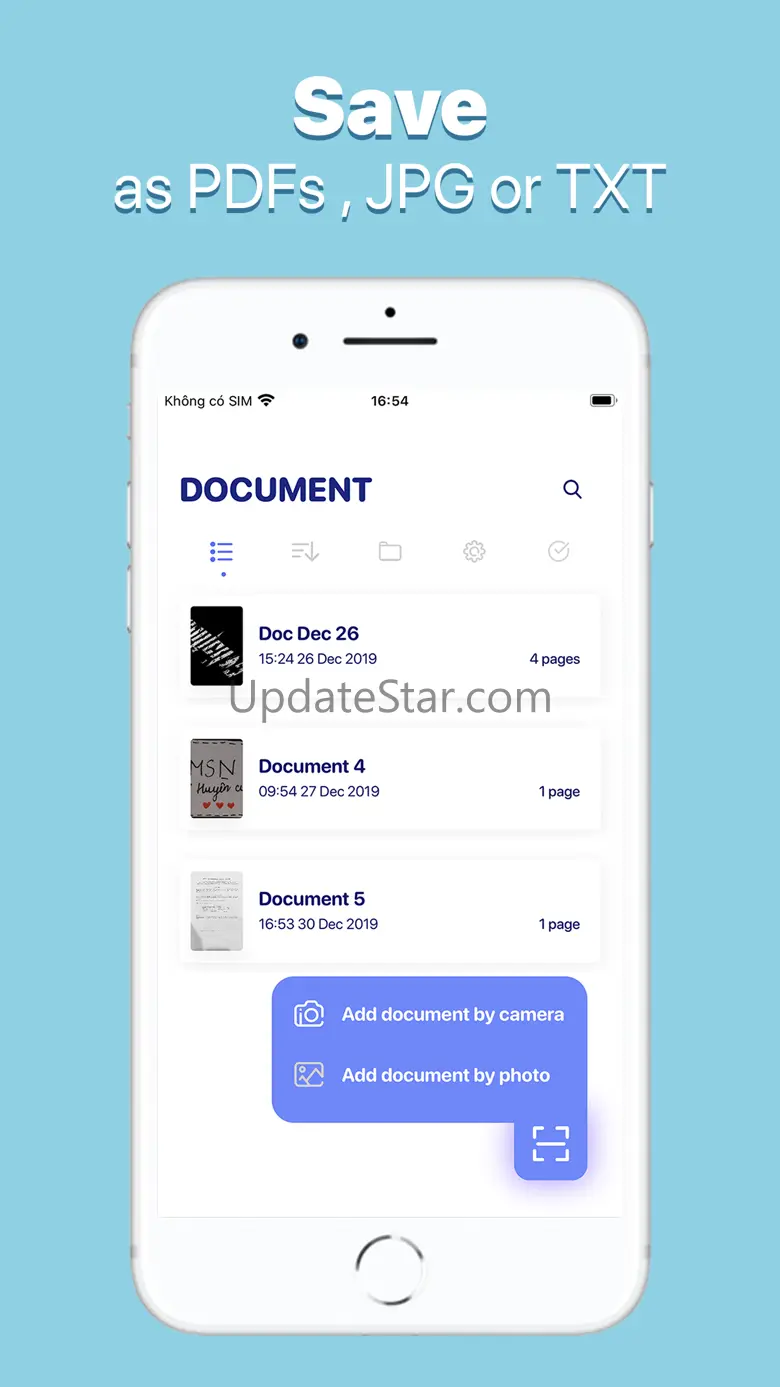 Clear scanner - Color document 1.6.0