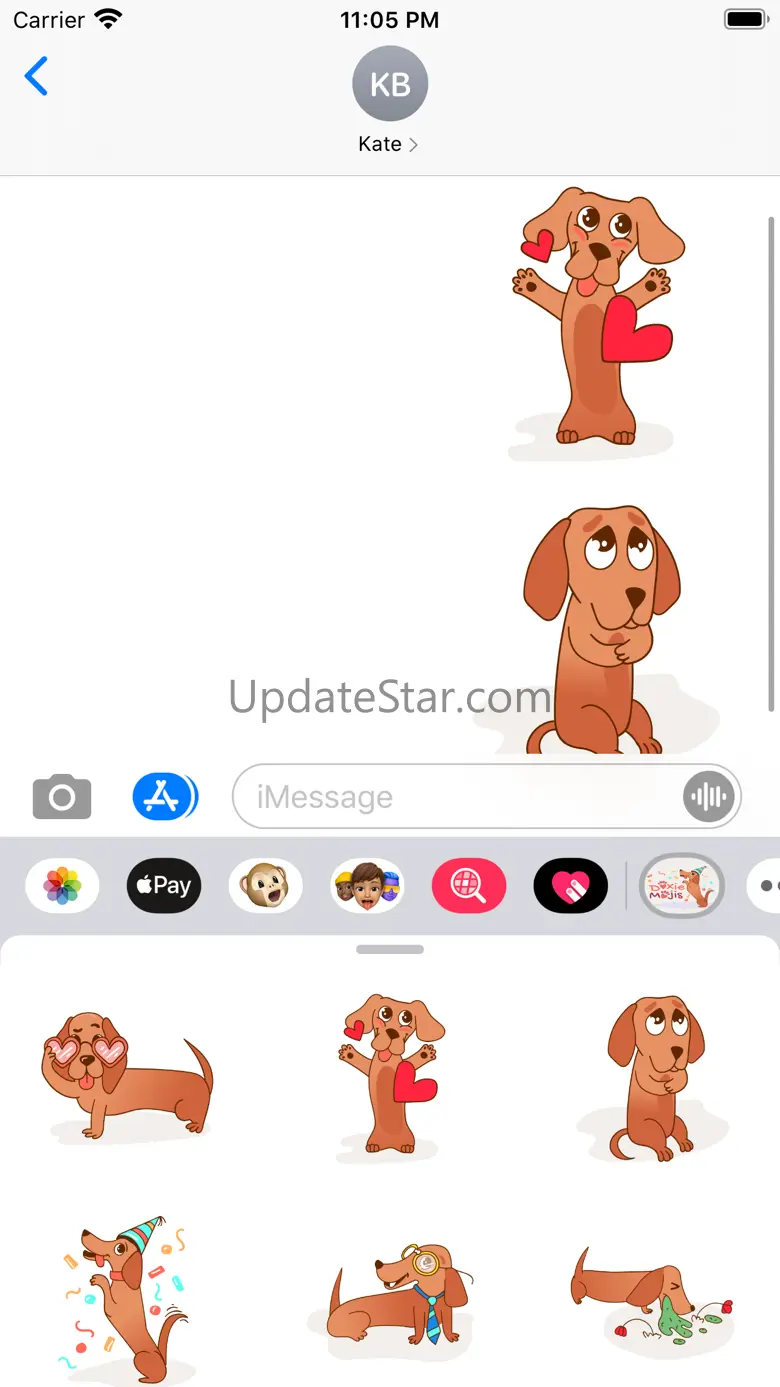 DoxieMojis: Dachshund Stickers 1.1