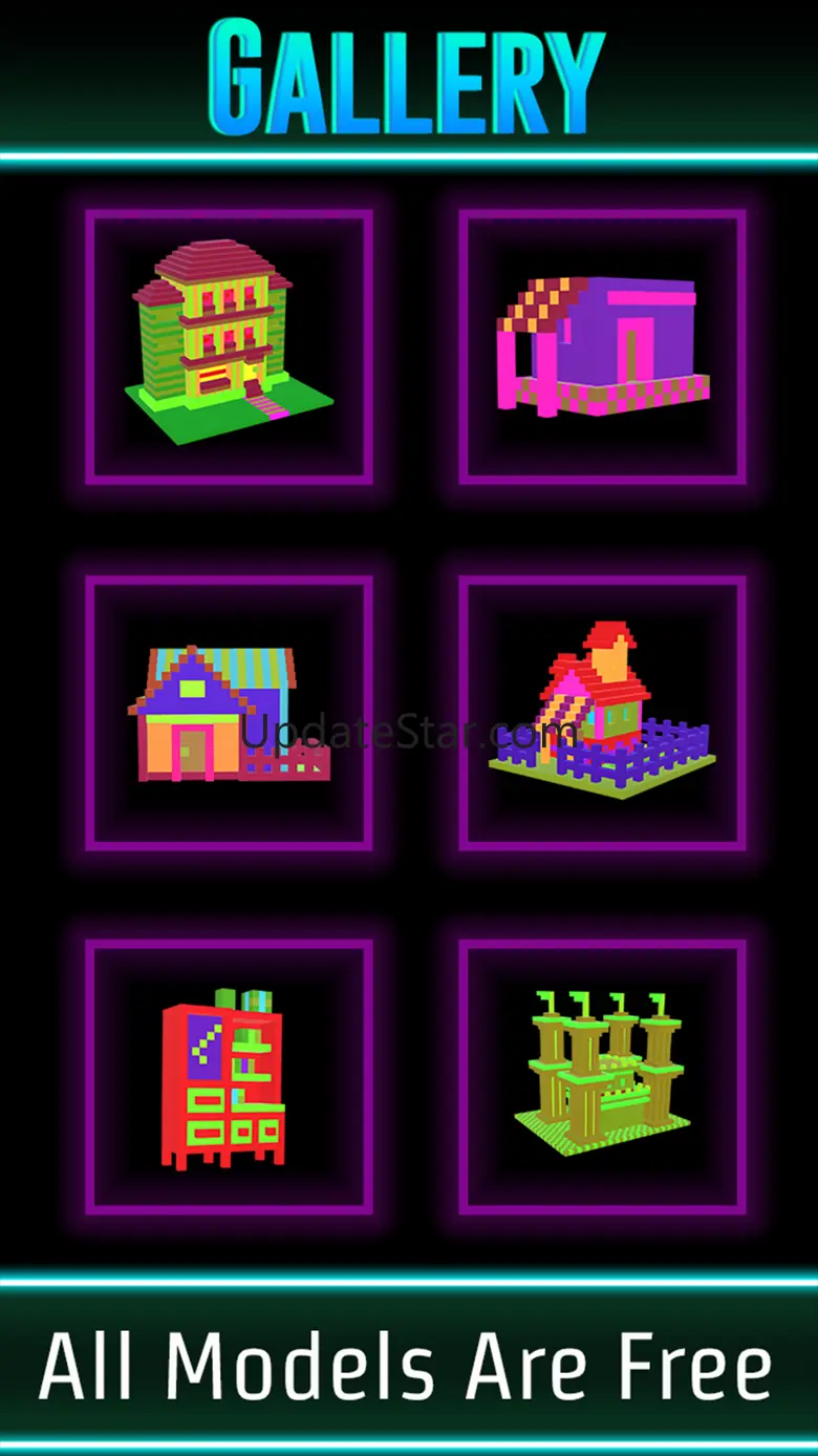 Glow House Voxel - Neon Draw 1.4