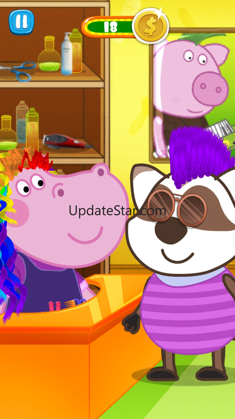 Hair Salon Hippo Fun Game 1.5