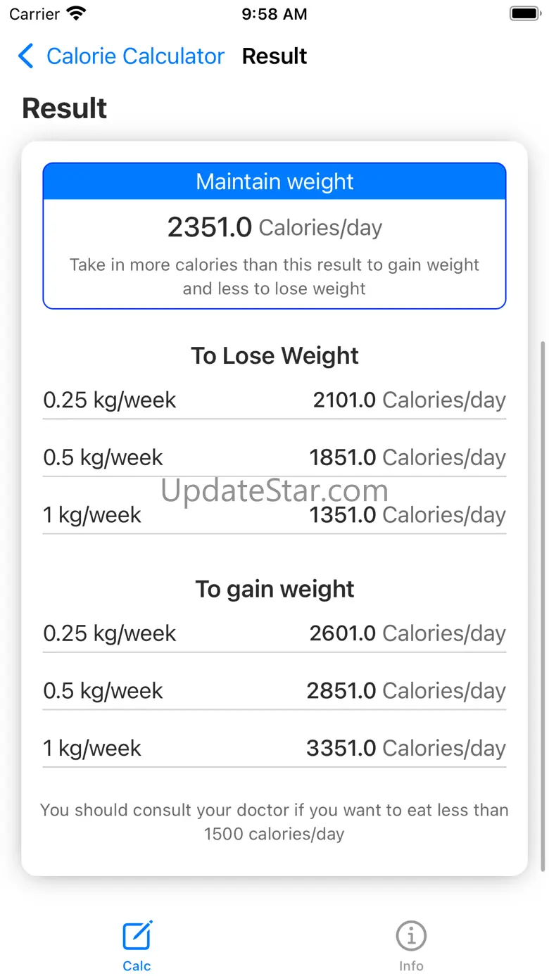 Calorie Calculator - TDEE Calc 1.2.0