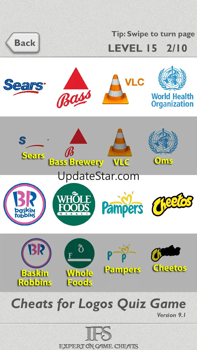 Cheats for Logos Quiz 9.1