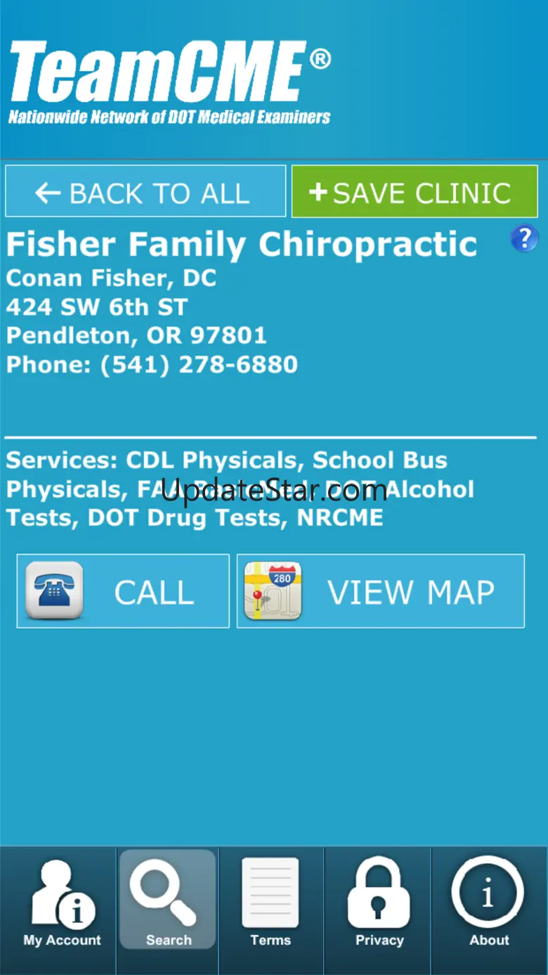 DOT Physical Exam Locations 2.2.0