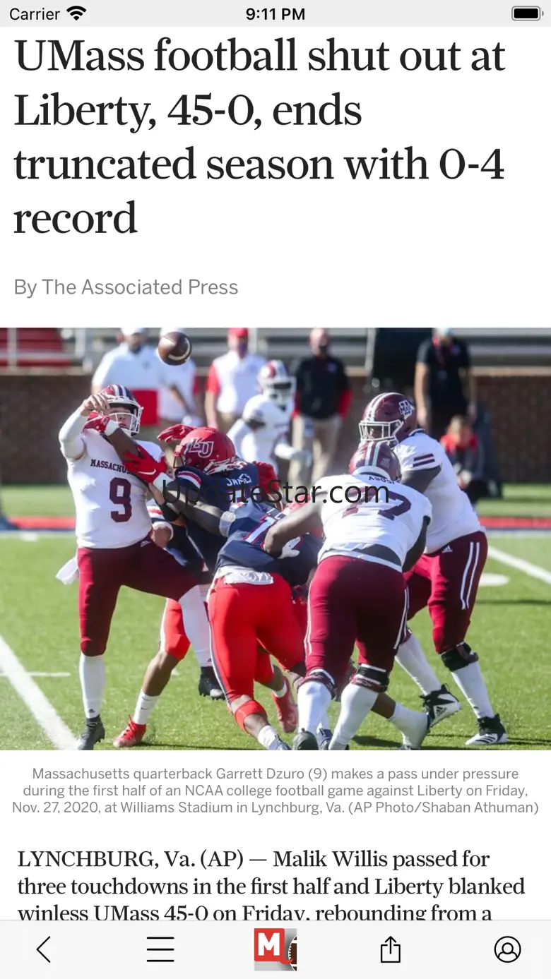 UMass Football News 4.4.13