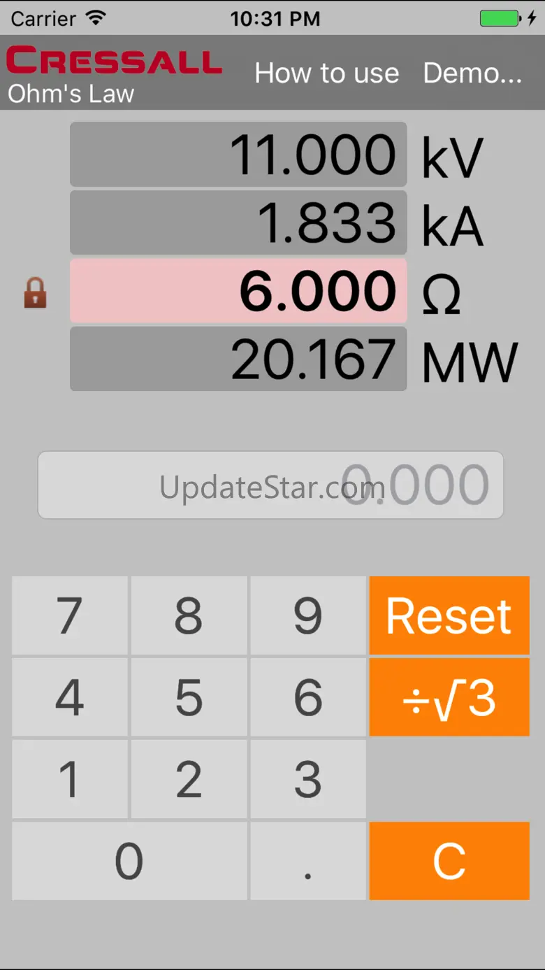 Ohm's Law & Power Law Calculator 1.7