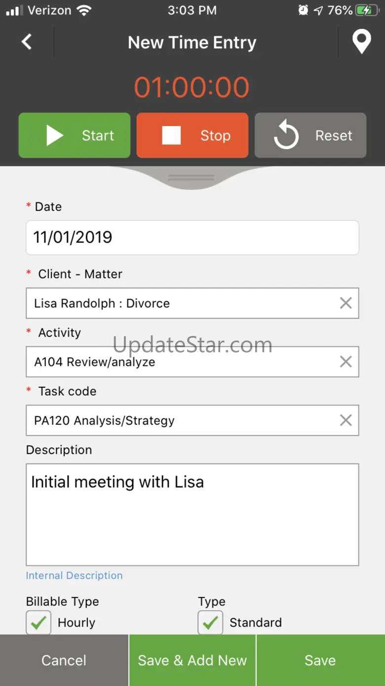Time and Billing by eBillity 3.0.4