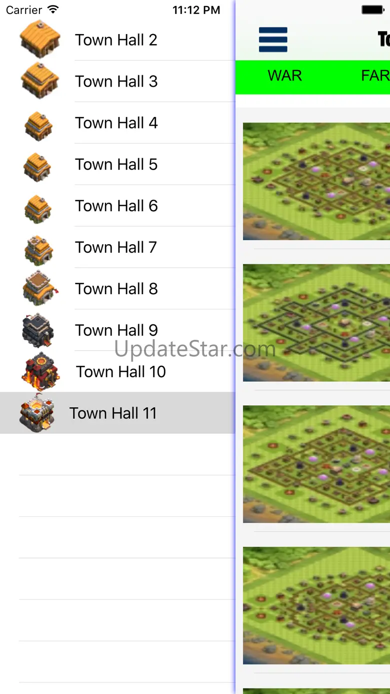 Top layouts for CoC 4.5.1