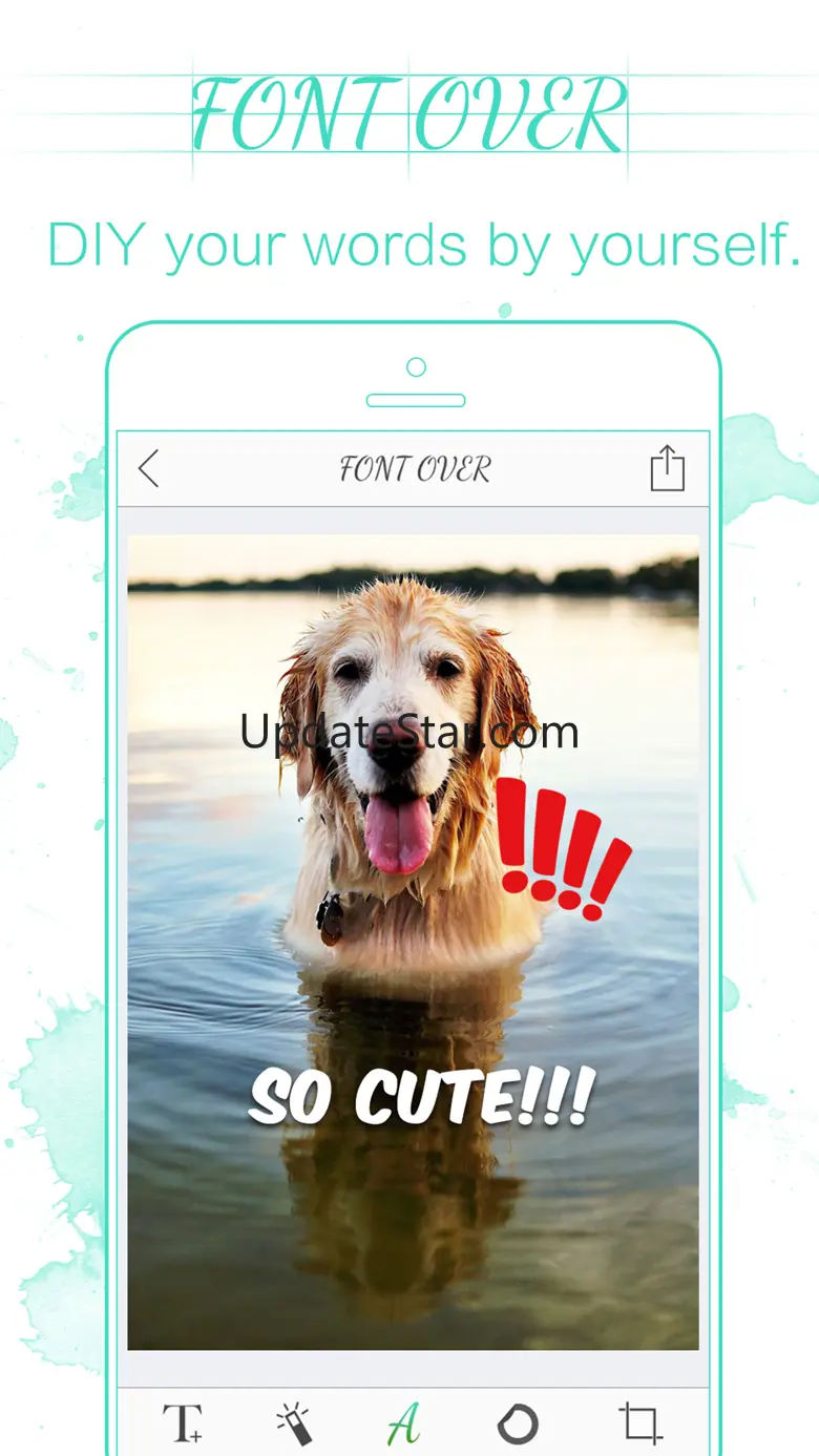 Font Over: Label text on photo 1.1