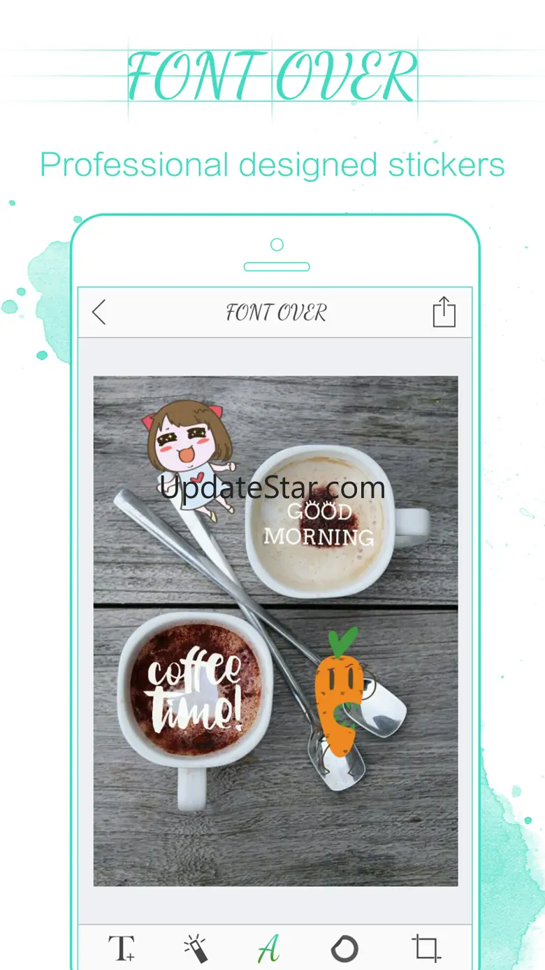Font Over: Label text on photo 1.1