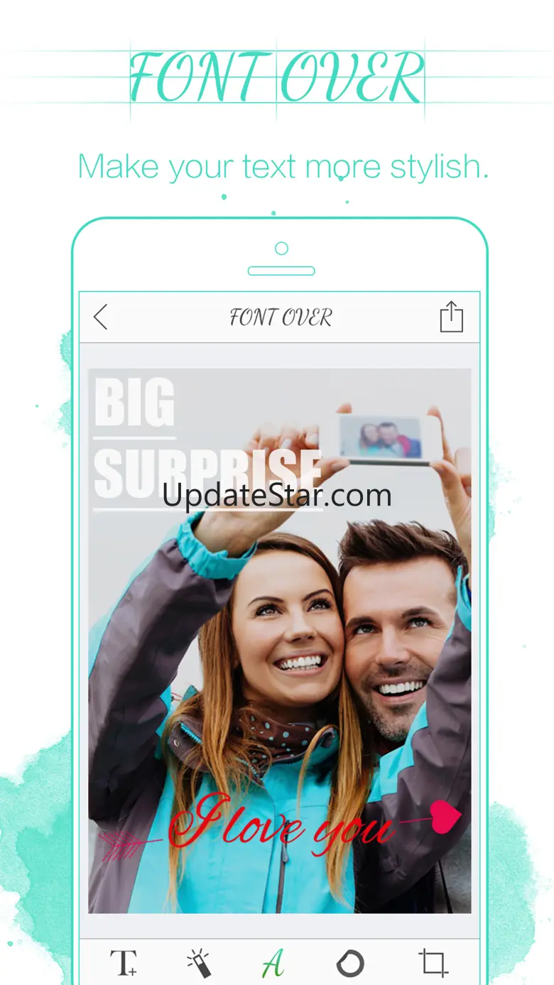 Font Over: Label text on photo 1.1
