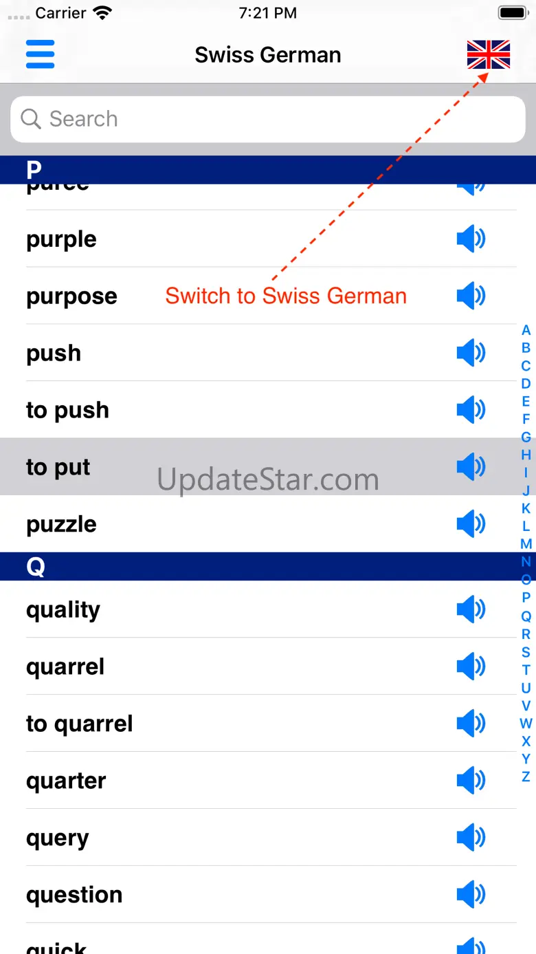 Swiss German Dictionary 3.13