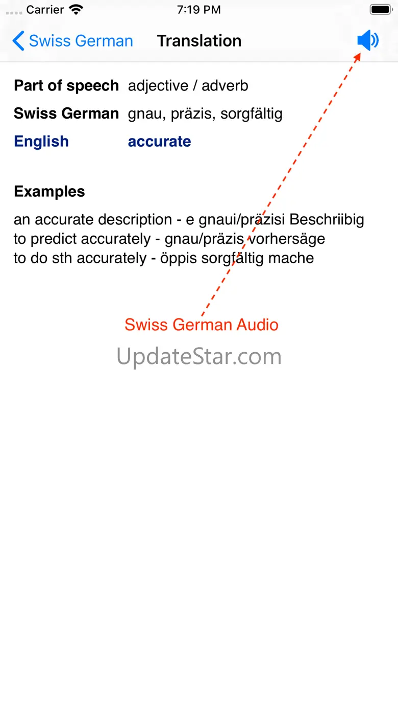 Swiss German Dictionary 3.13