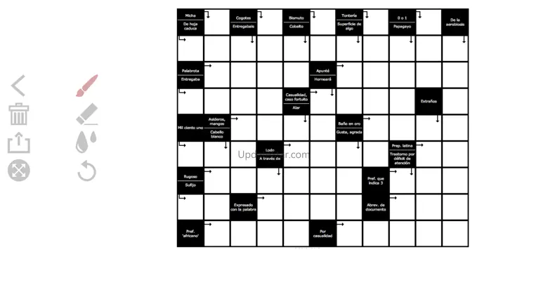 Crossword puzzles in Spanish 1.1