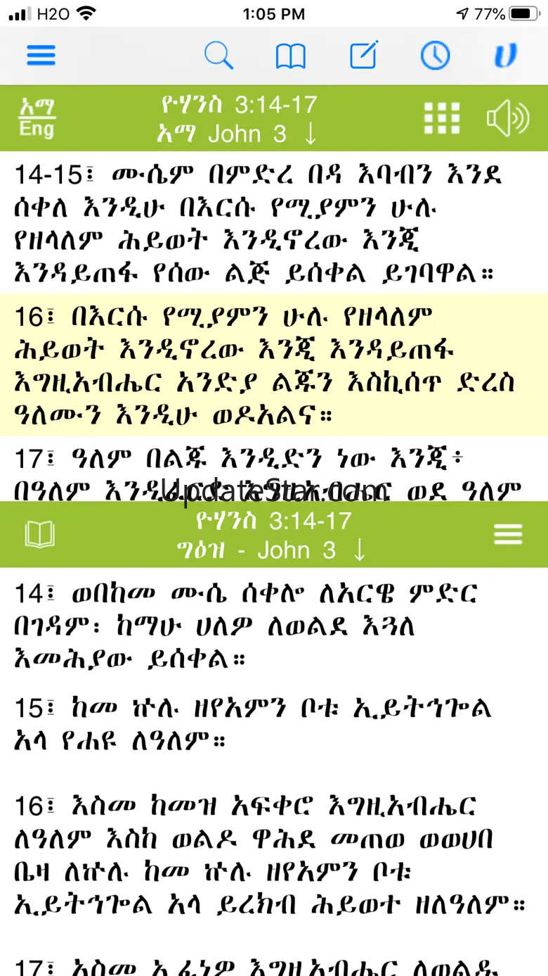 Amharic, Geez Bible with Audio 4.2.21
