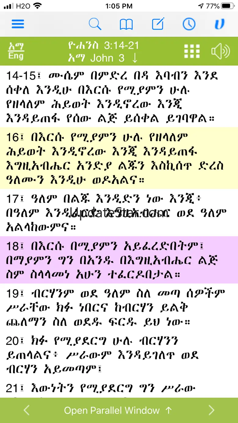 Amharic, Geez Bible with Audio 4.2.21