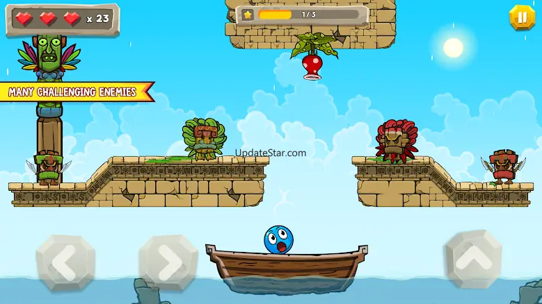 Blue Ball 11: Bounce Adventure 3