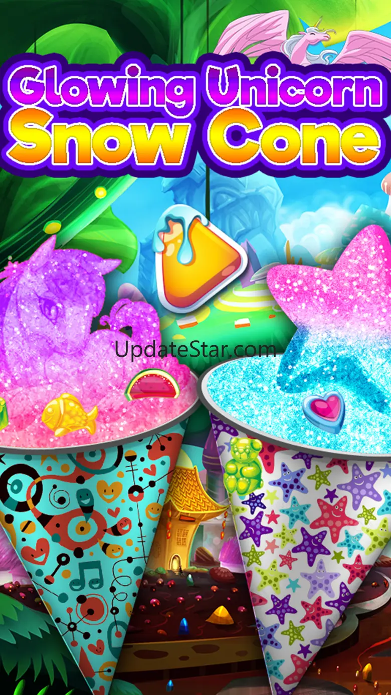 Glowing Snow Cone Rainbow Maker DIY Summer Dessert 1.0