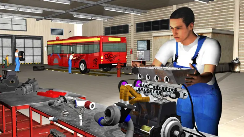 Big Bus Mechanic Simulator: Repair Engine Overhaul 1.0