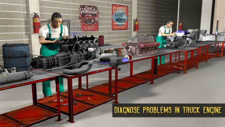 Euro Truck Mechanic Simulator - Engine Repair Shop 1.0