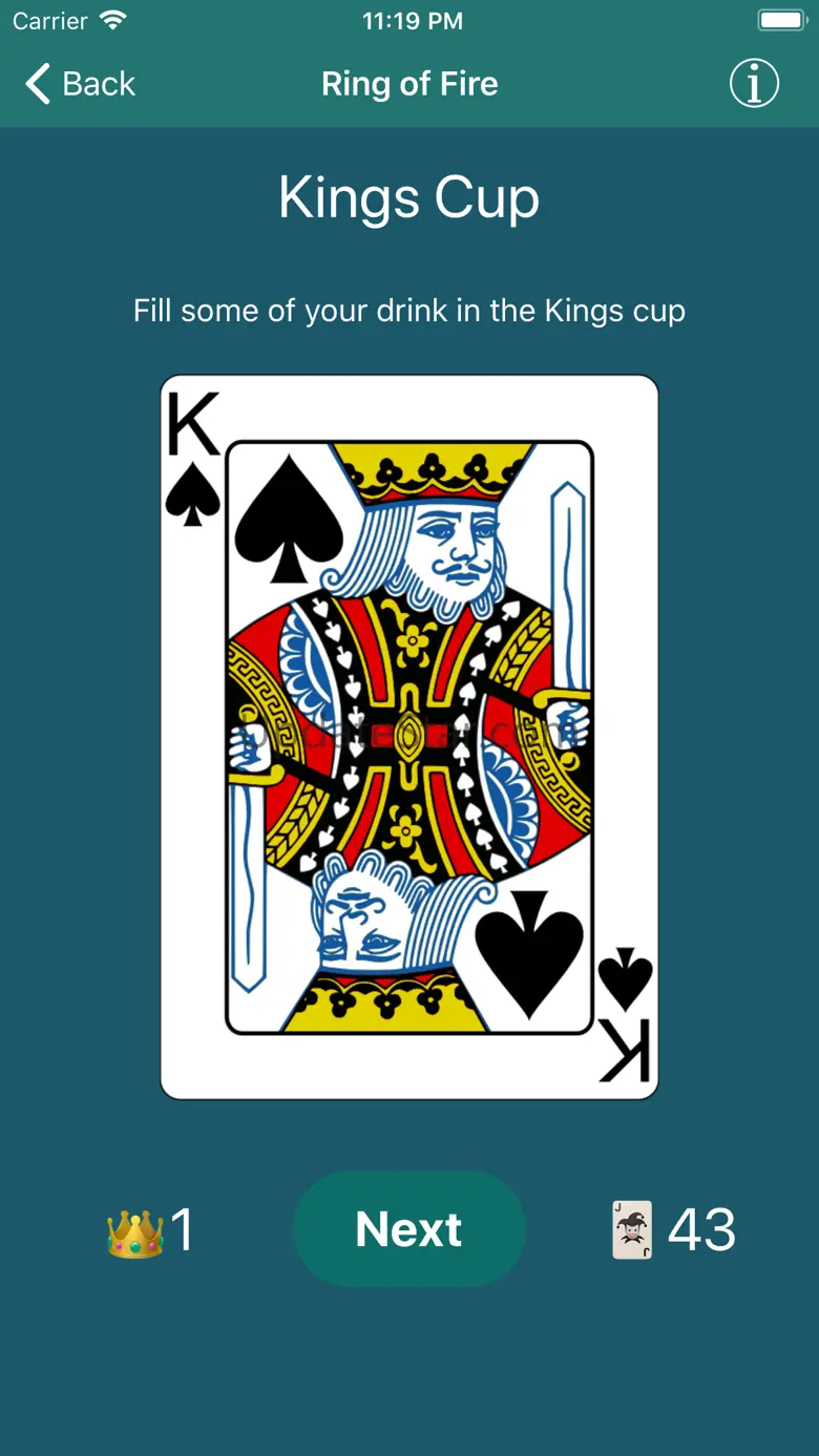 Ring of Fire: Drinking Game 1.0