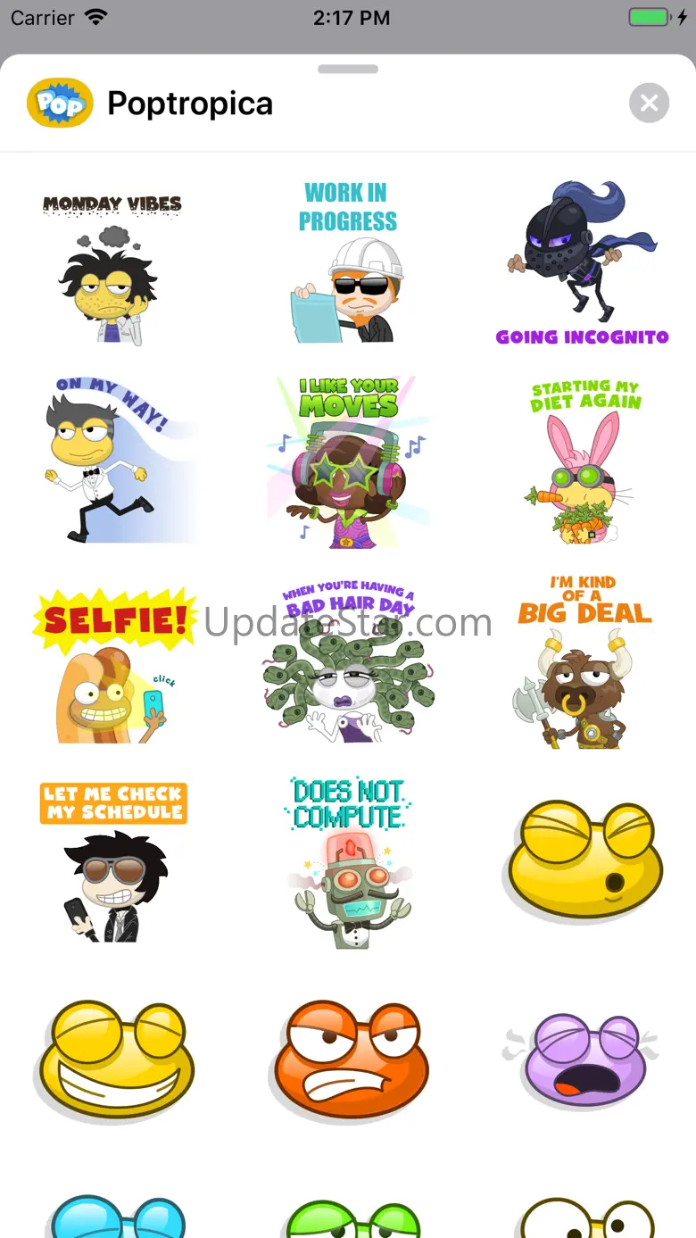 Poptropica Stickers 1.5