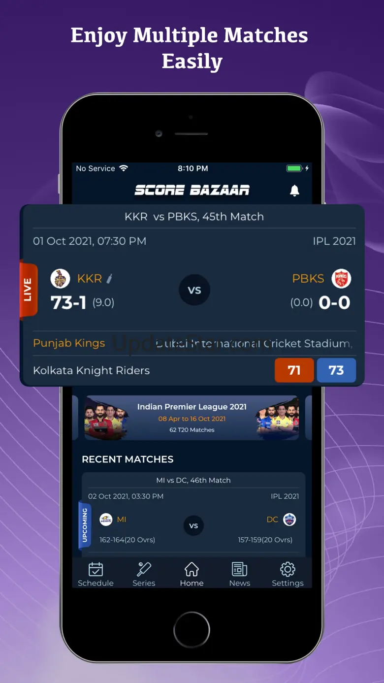 ScoreBazaar Cricket Live Line 2.1.25