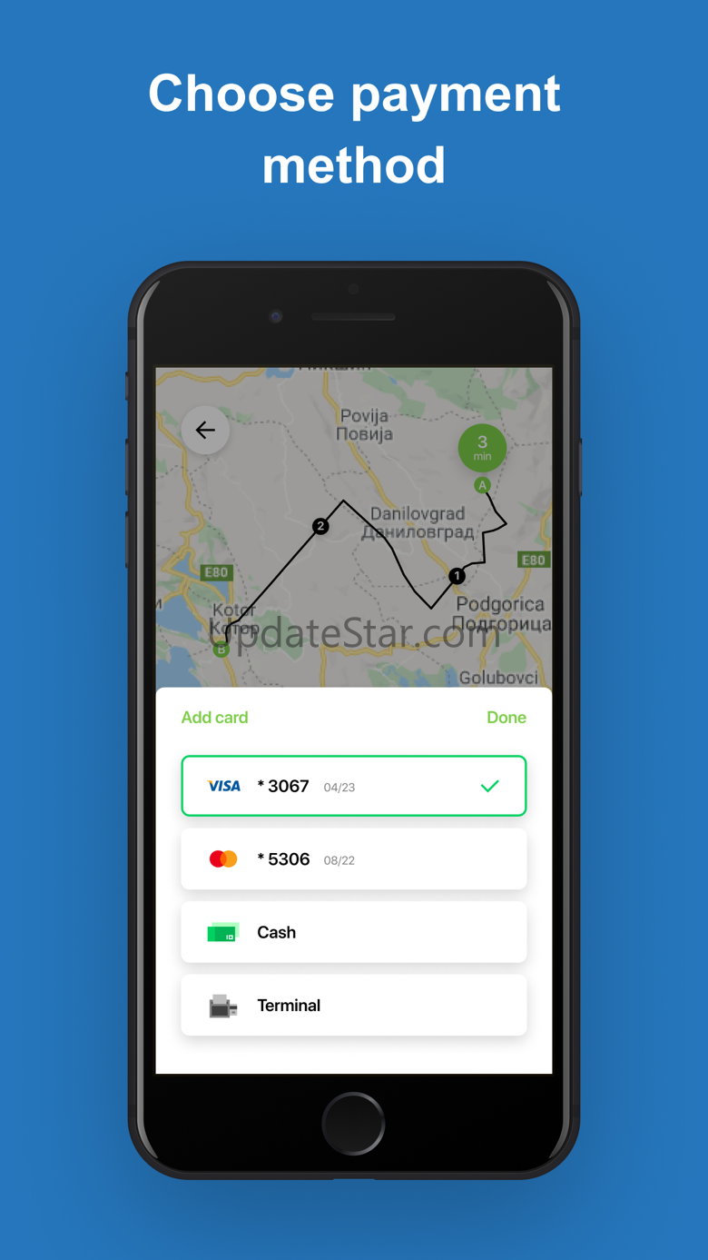 TeslaGoApp rides in Montenegro 0.44.04