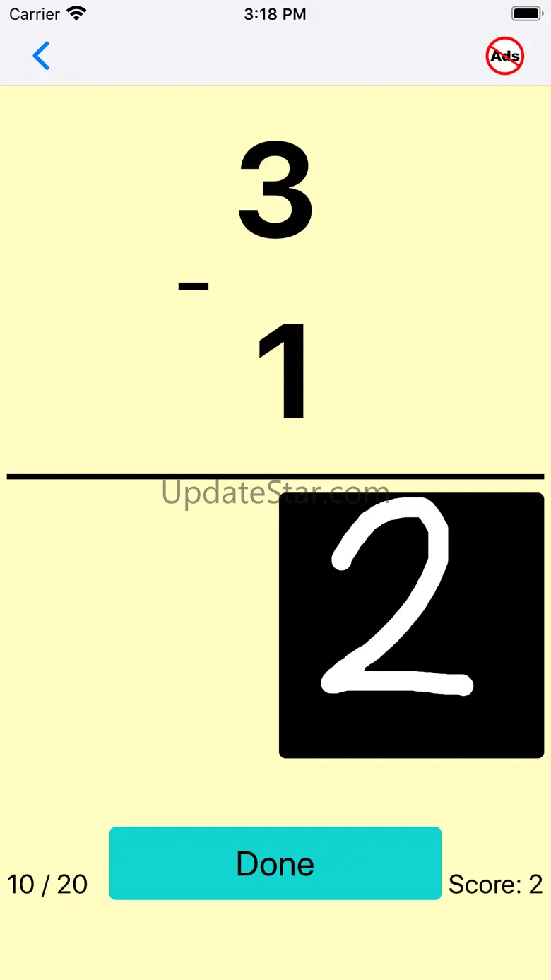 Number writing practice math 1 2.4