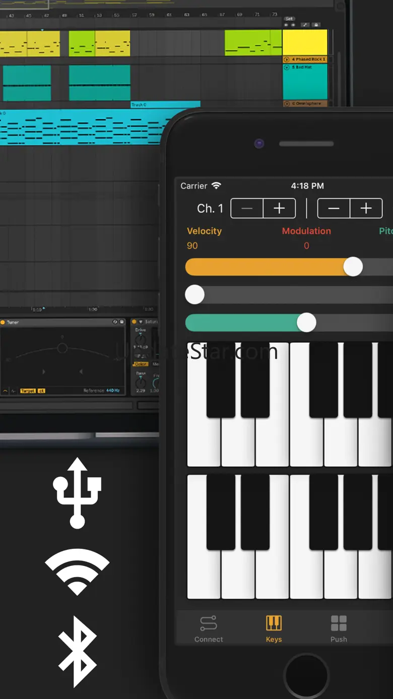 Midi Controller - Remote & USB 2.0