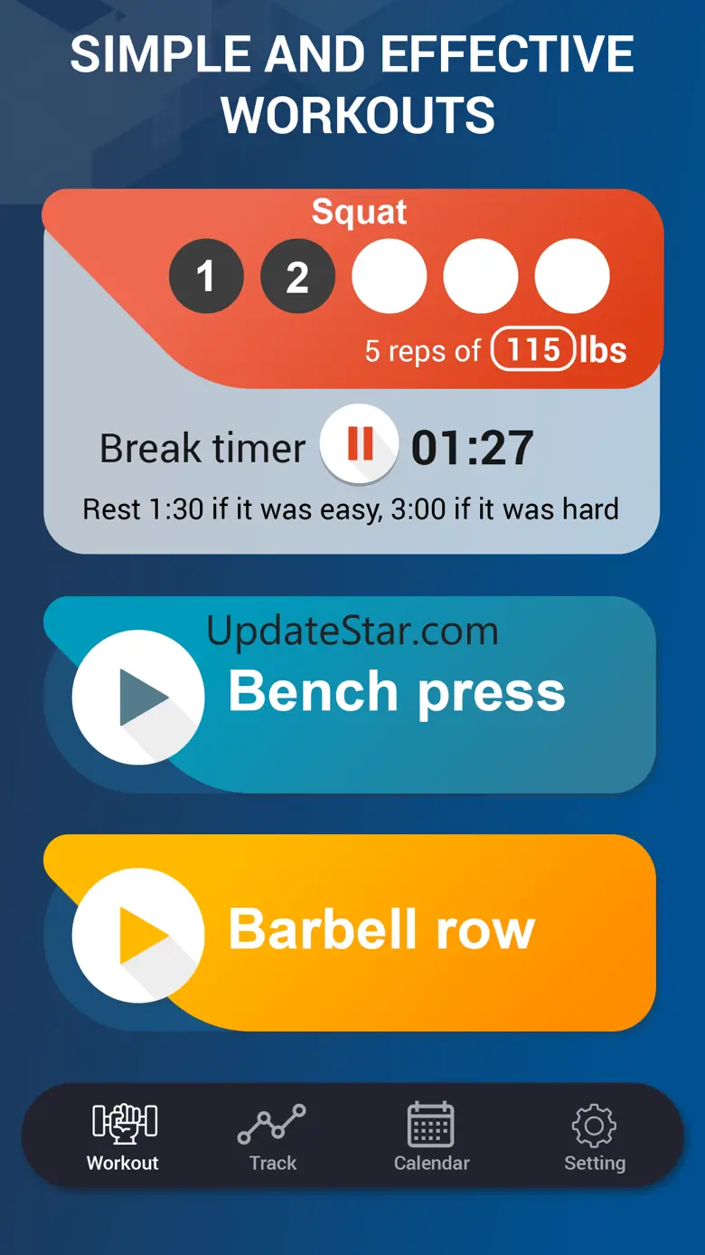 5x5 Weight Lifting Workout 1.1.5