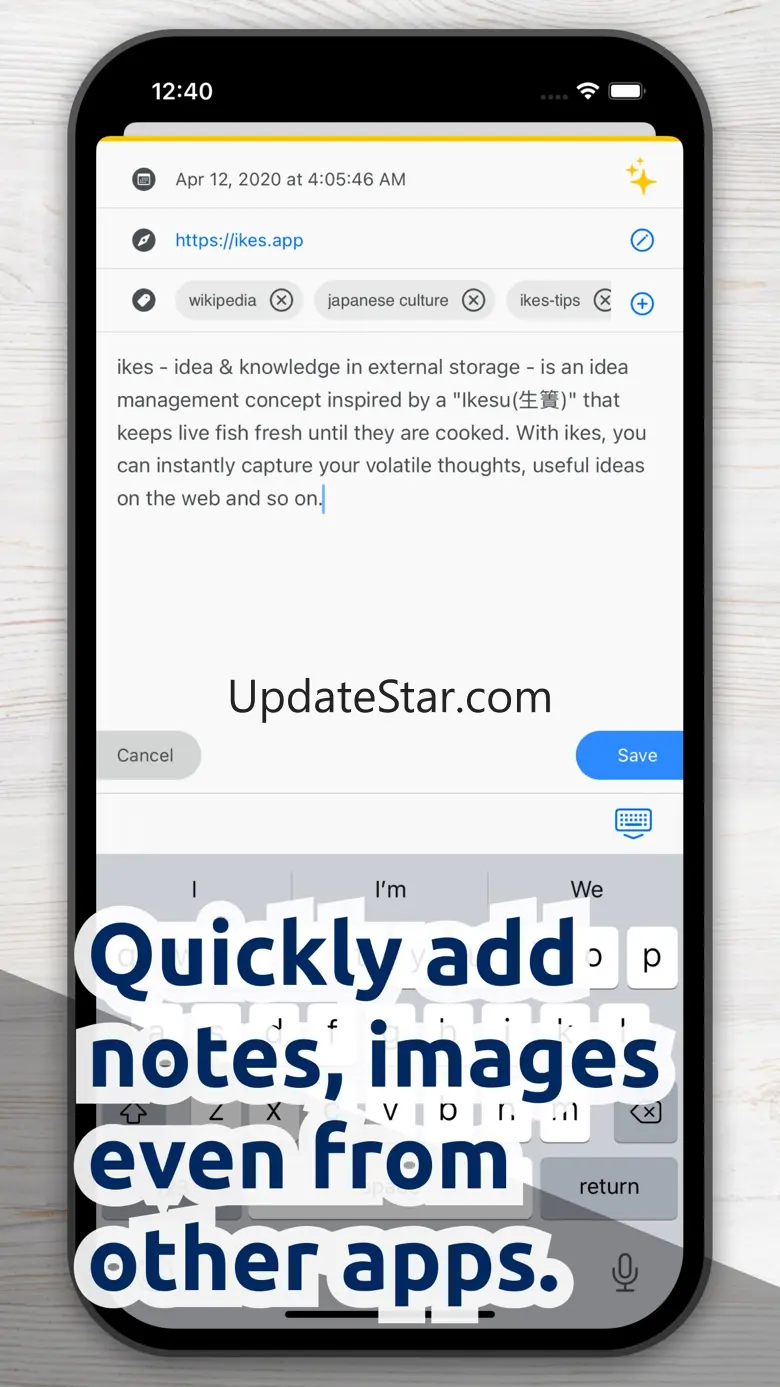 Ikes: idea note management 2.5.2
