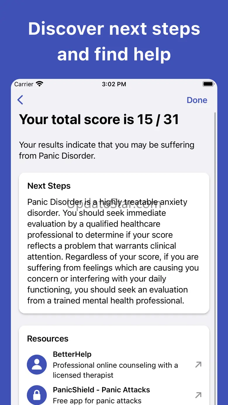 Panic Disorder Test 1.0.1