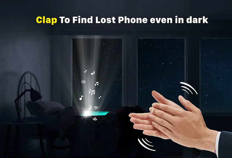 Find My Phone by Clap or Flash 68