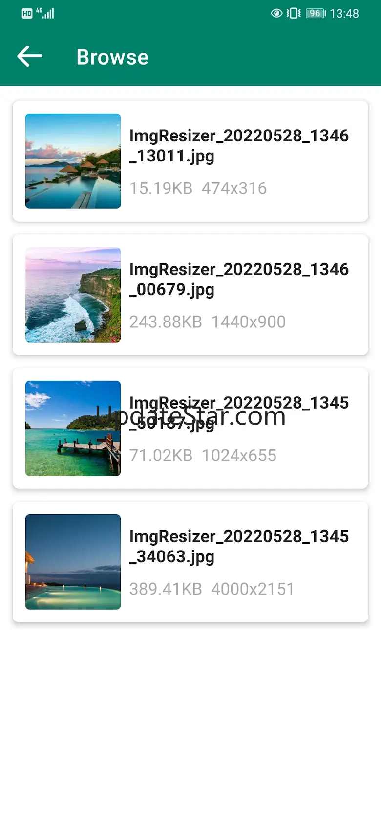 Resize image size in kb & mb 2.24