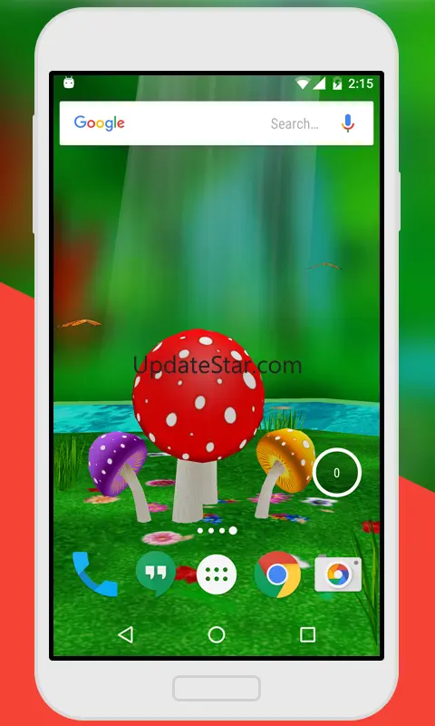 Mushroom & Butterfly 3D live w 3.8