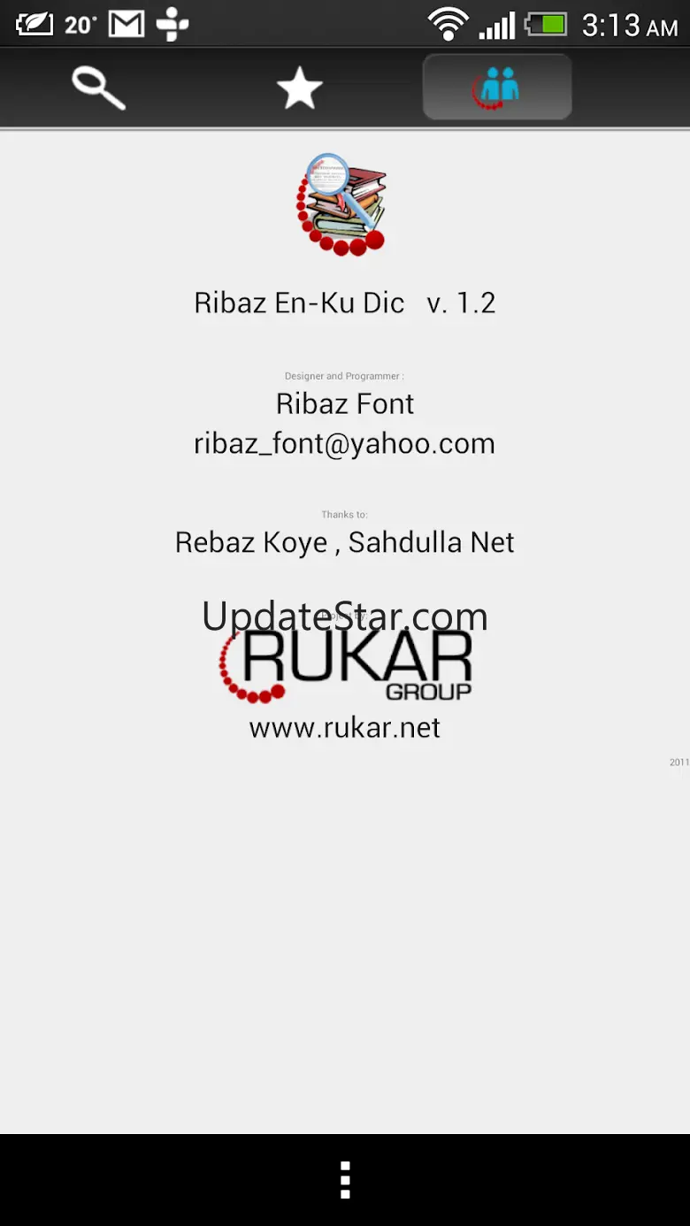 Ribaz English – Kurdish Dict. 1.0