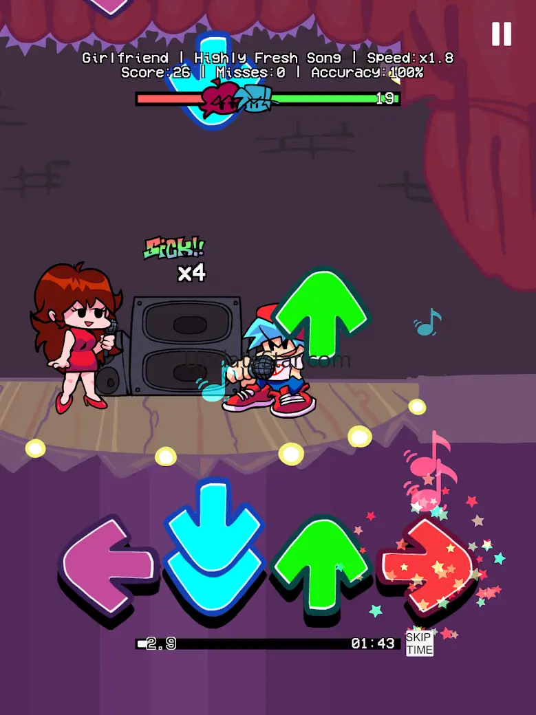 Heartbreak FNF mod vs GF 1.1