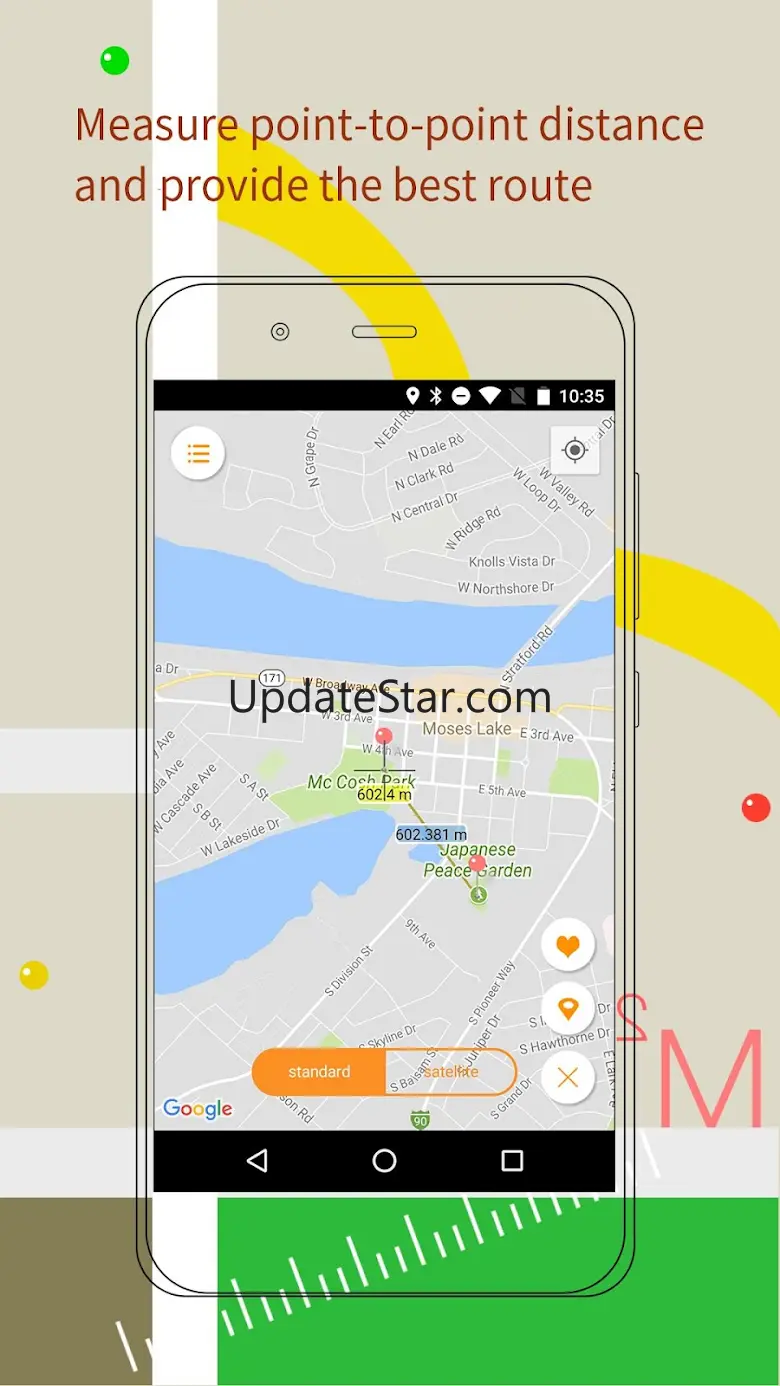 GPS Map Ruler-area measurement 1.9.1