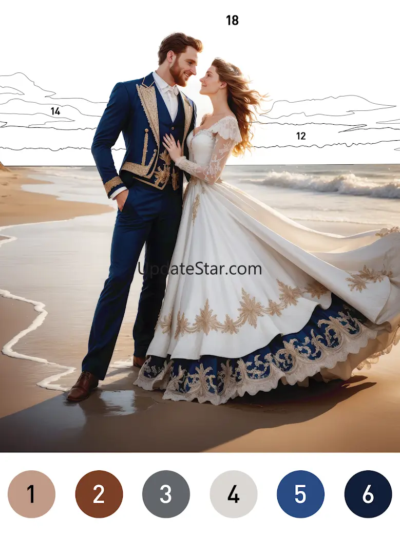 Gown Color by Number Book 2.0.2