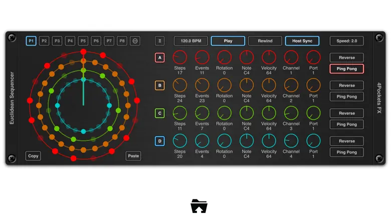 Euclidean AUv3 Sequencer 1.10