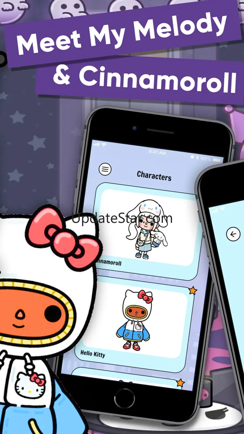 Kuromi & Kitty Mods for Toca 2.0