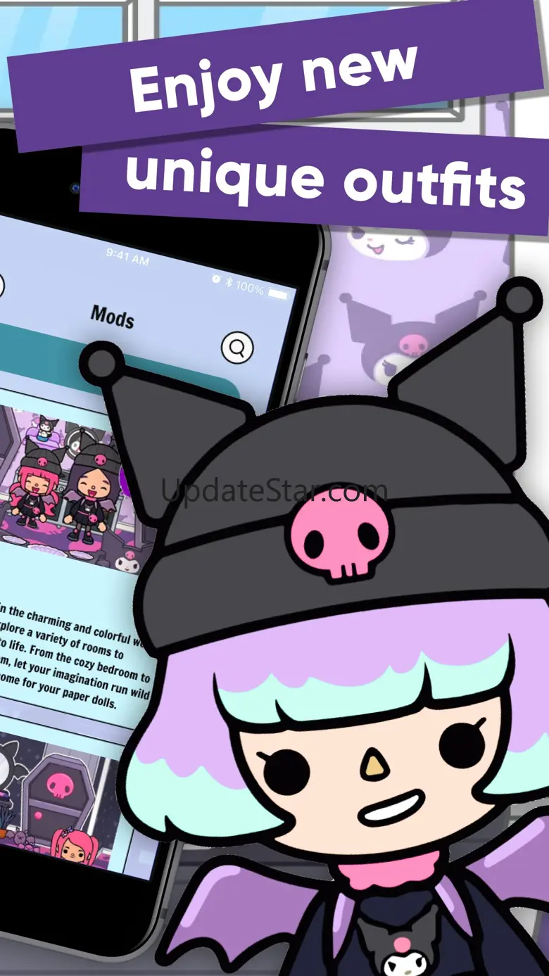 Kuromi & Kitty Mods for Toca 2.0