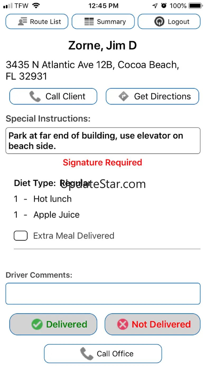 ServTracker Mobile Meals 5.0.98