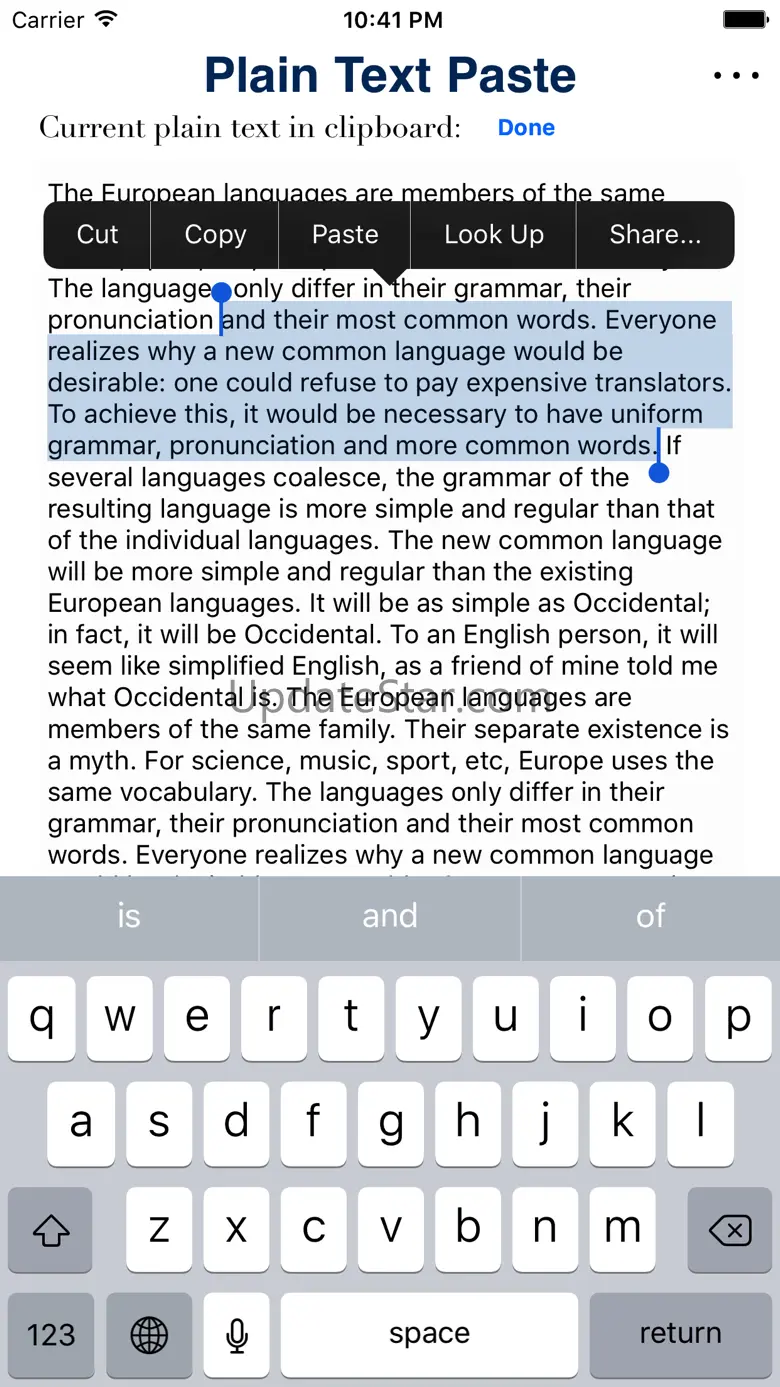 Plain Text Paste 2.1.0
